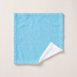 Toalha De Rosto Soft Sky Blue & White Watercolor Ditsy Floral Patt