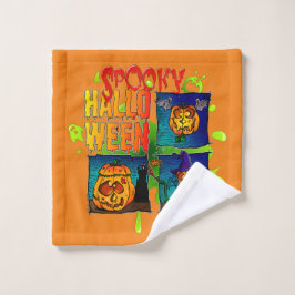 Toalha De Rosto Spooky Halloween