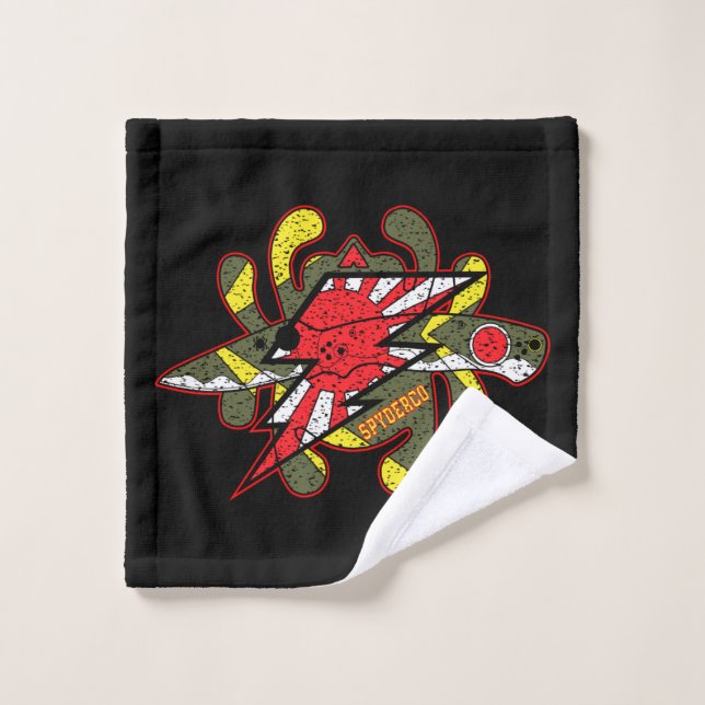 Toalha De Rosto Spyderco Knives Kamikaze Zero Golf Towel (Pano de lavar)