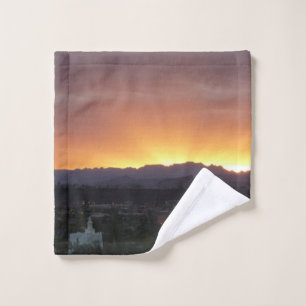Toalha De Rosto Sunrise sobre Ruas. George Utah Landscape