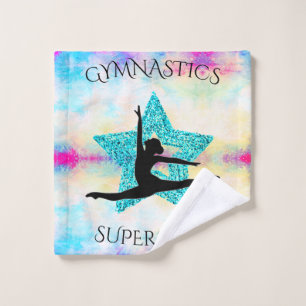 Toalha De Rosto Super estrela da ginástica