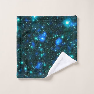 Toalha De Rosto Teal Azul da Matéria Escura