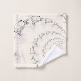 Toalha De Rosto Tecido de Corgi