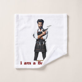 Toalha De Rosto tema Toel Barber personalizável