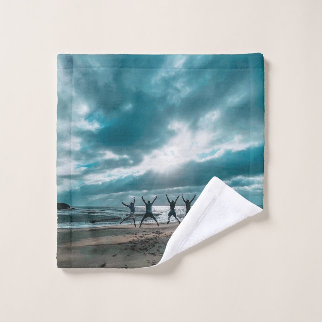 Toalha De Rosto Tempo Gasto Com A Citação Familiar Relógio De Pare (Pano de lavar)