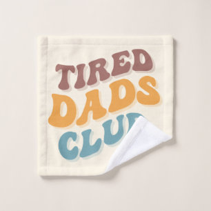 Toalha De Rosto Tired Pais Club Funny