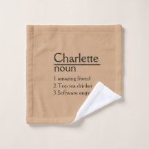 Toque de definição de nome personalizado