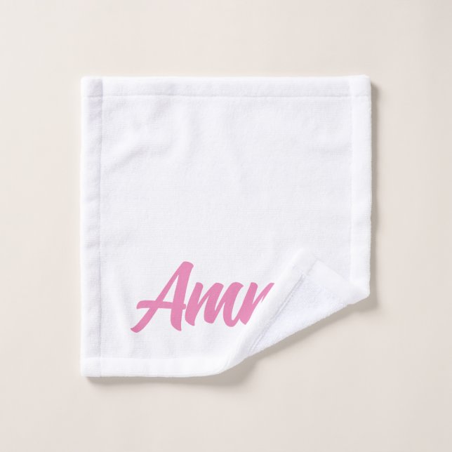 TOALHA DE ROSTO TOWEL PERSONALIZADO (Pano de lavar)