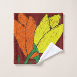 Toalha De Rosto Tulipas