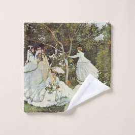 Toalha De Rosto Um moinho de vento em Zaandam Claude Monet