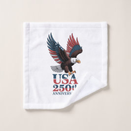 Toalha De Rosto US 250th Anniversary 