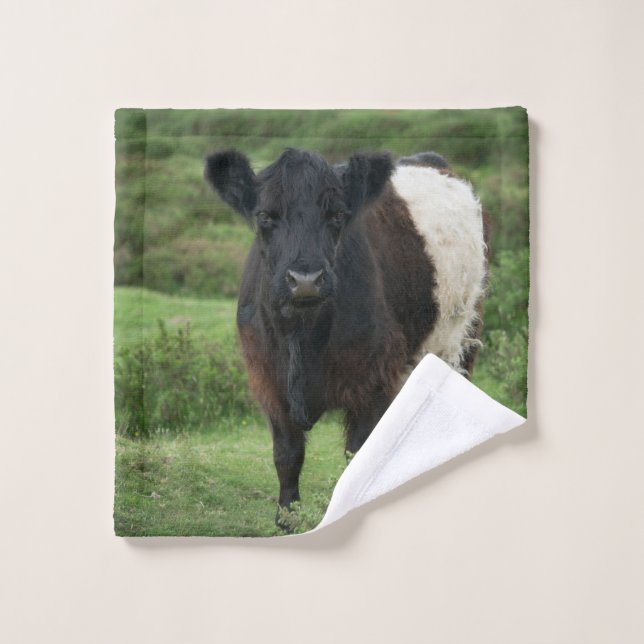 Toalha De Rosto Vaca Galloway Belga (Pano de lavar)