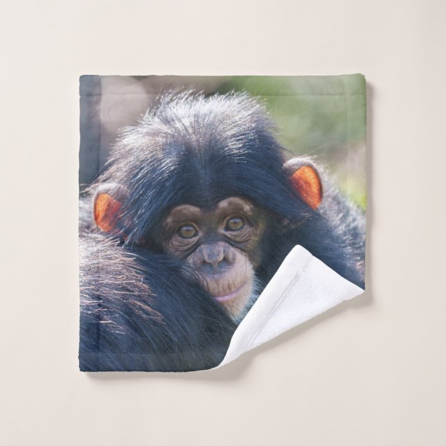 Toalha De Rosto Viagem de Baby Chimpanzee (Pano de lavar)