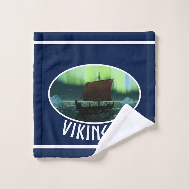 Toalha De Rosto Viagem de navio sob luzes de Norte (Pano de lavar)