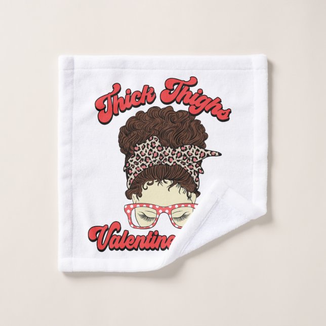 Toalha De Rosto Vibrações de Valente de Coxa Grossa (Pano de lavar)