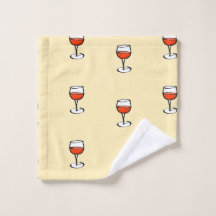 Vidro de vinho em laranja