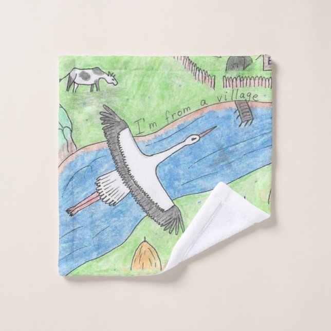 Toalha De Rosto Village Vibes (Pano de lavar)