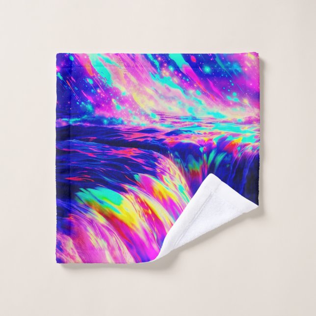 TOALHA DE ROSTO WATER COLOR (Pano de lavar)