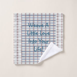 Toalha De Rosto Weave Love