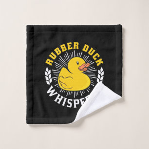 Toalha De Rosto Whisperer de Pato de Borracha