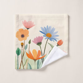 Toalha De Rosto Wild Flowers Caress