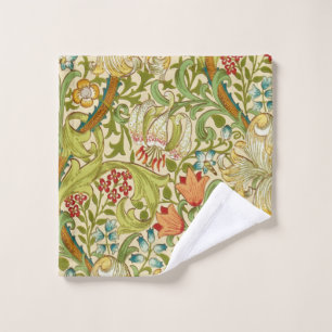 Toalha De Rosto William Morris Ouro Lily Vintage Pré-Raphaelite