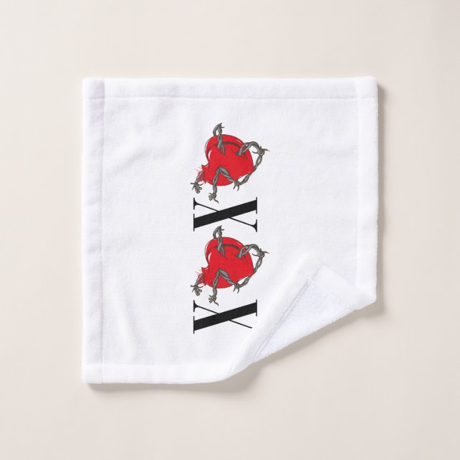 TOALHA DE ROSTO XOXO (Pano de lavar)