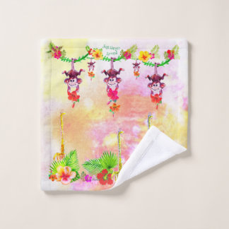 Toalha De Rosto Zion, o macaco e o pano de lavagem