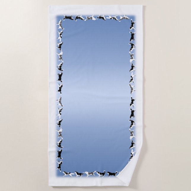 Toalha de rouco Cão Rouco Malamute Beach Towel (Frente)