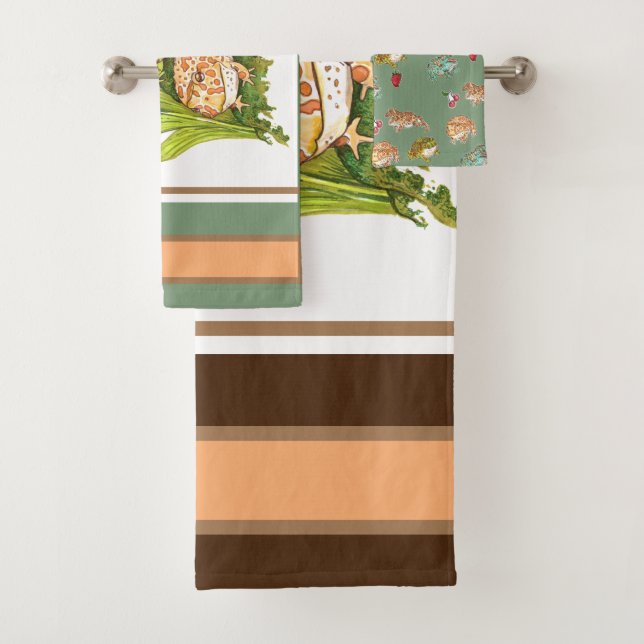 Toalha de Sapos com ornamentado (Insitu)