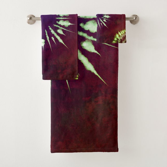 Toalha de Tingimento de Tinta Roxa (Insitu)