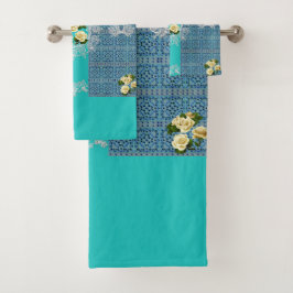 Toalha de vintagem romântica