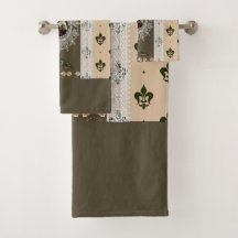 Toalha de vintagem romântica