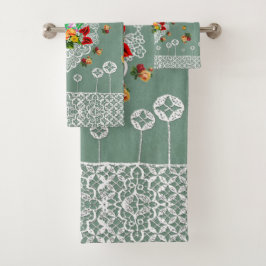 Toalha de vintagem romântica