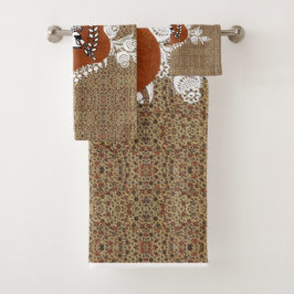 Toalha de vintagem romântica