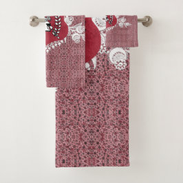 Toalha de vintagem romântica