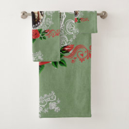 Toalha de vintagem romântica