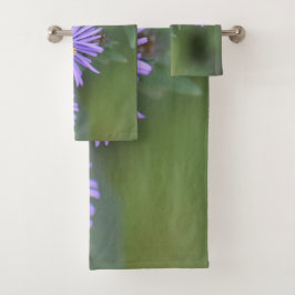 Toalha do Banho das Flores Roxas