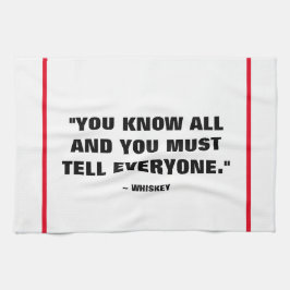 Toalha do bar - uísque