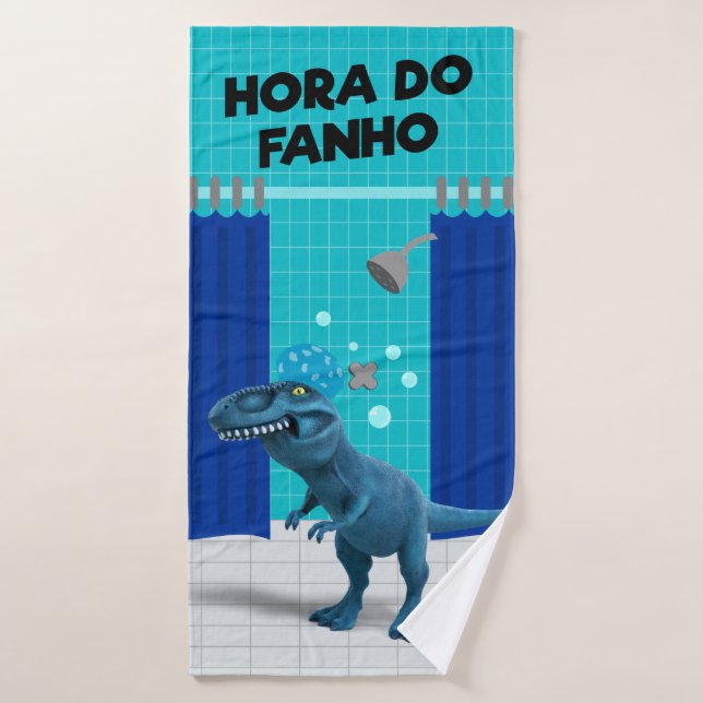 Toalha do Dinofauro (Toalha de Banho)