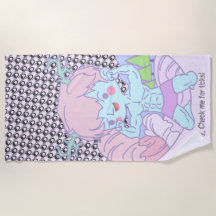 Toalha do tiquetaque! Design da ilha de 2019