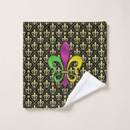 Toalha Elegante Colorida Fleur De Lis
