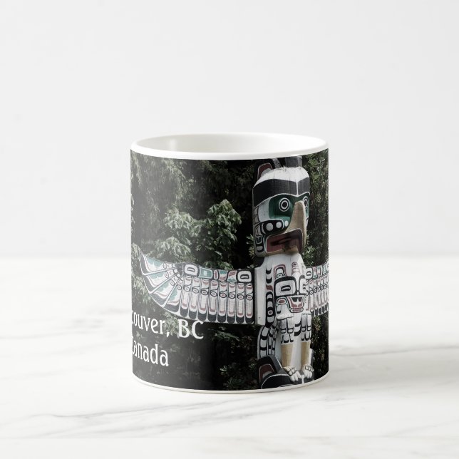 Toalha em Vancouver, caneca de café BC Canadá (Centro)