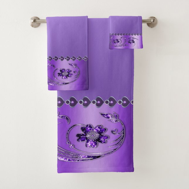Toalha Floral Púrpura (Insitu)
