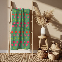 Toalha Floral Romântica Colorida do Quic