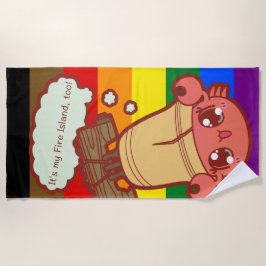 Toalha grande do caranguejo!