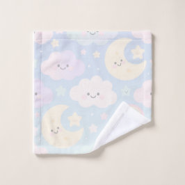 Toalha Kawaii Céu Pastel 
