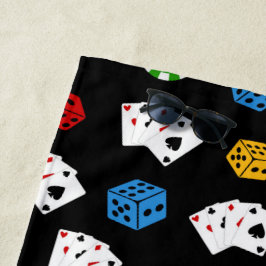 Toalha legal do lado da piscina do motel Casino