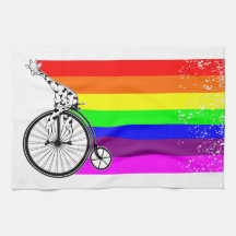 Orgulho gay bicicleta