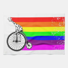 Toalha Orgulho gay bicicleta
